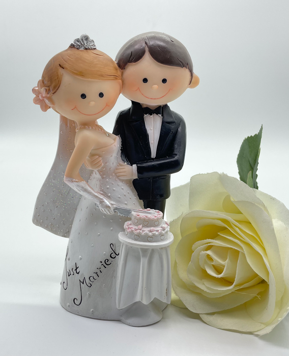 Large Bride & Groom Cake Topper