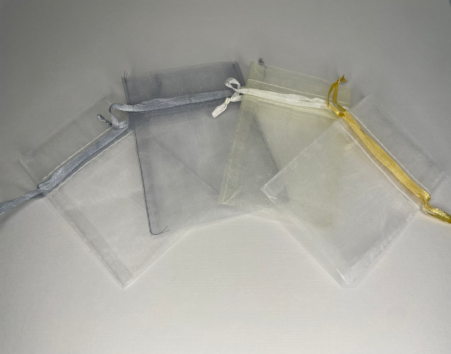 Metallic Organza Bomboniere Bags (20 pack)